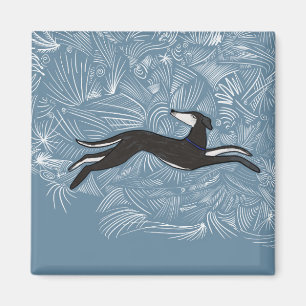 Saluki Greyhound  Magnet