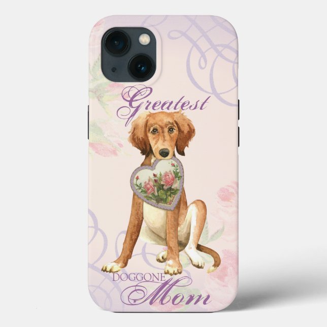 Saluki Heart Mum Case-Mate iPhone Case (Back)