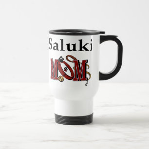 Saluki MOM Gifts Travel Mug