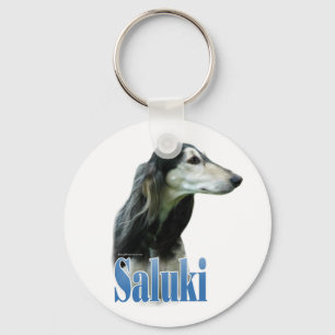 Saluki Name Key Ring