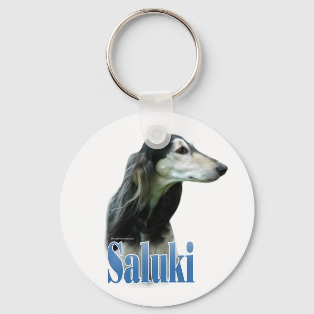 Saluki Name Key Ring (Front)