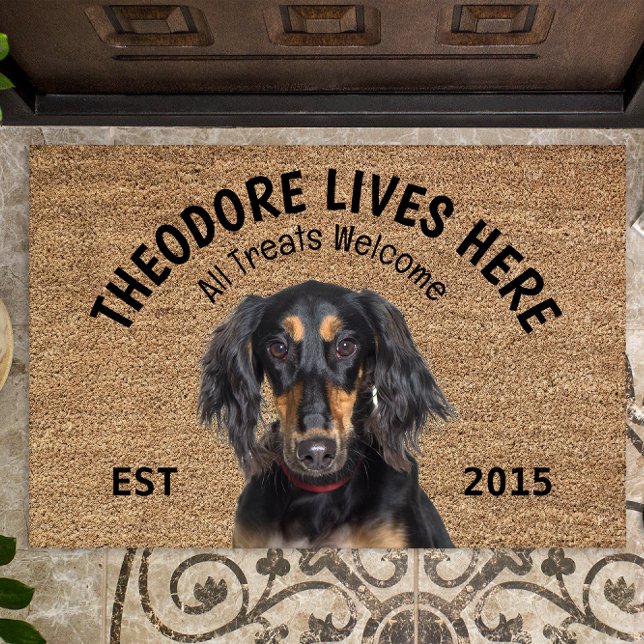 Saluki Personalised Dog Lover Doormat (Creator Uploaded)