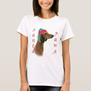 Saluki Santa Paws T-Shirt