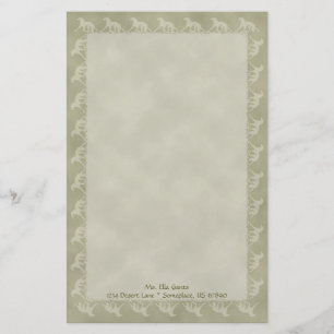 Saluki Silhouette Stationery