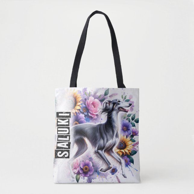 Saluki Tote Bag (Front)