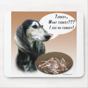 Saluki Turkey Mouse Pad