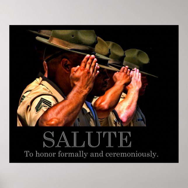 Salute Poster (Front)