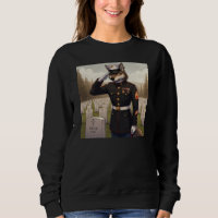Saluting Marine Corps Wolf