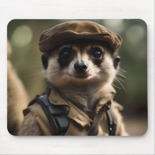 Saluting Silvester the Meerkat: A Veteran's Tale Mouse Pad