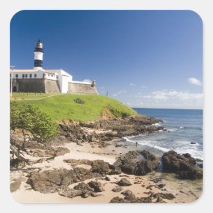 Salvador, Brazil. Porto da Barra and the Square Sticker