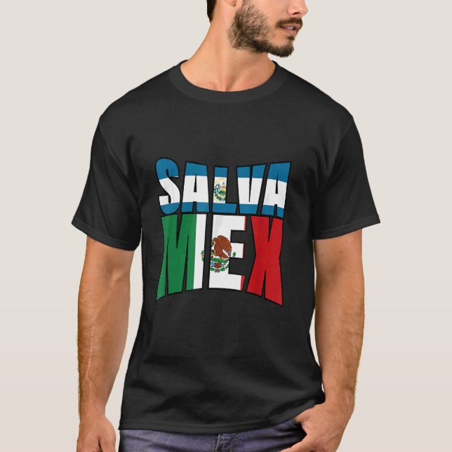 Salvadorian Mexican El Salvador Mexico Mujer Woman T-Shirt (Front)
