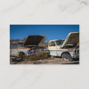 Salvage or Junk Yard Automotive Business Card
