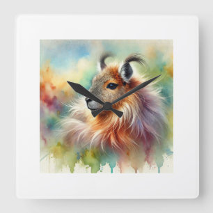 Salvariego in Light 130924AREF135 - Watercolor Square Wall Clock