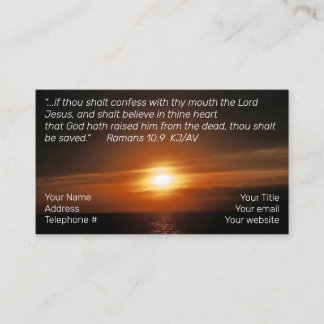 Salvation Business Card