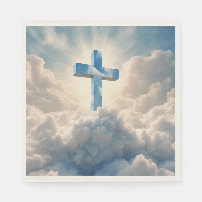 Salvation, Cross in the Clouds, Napkin (Front)