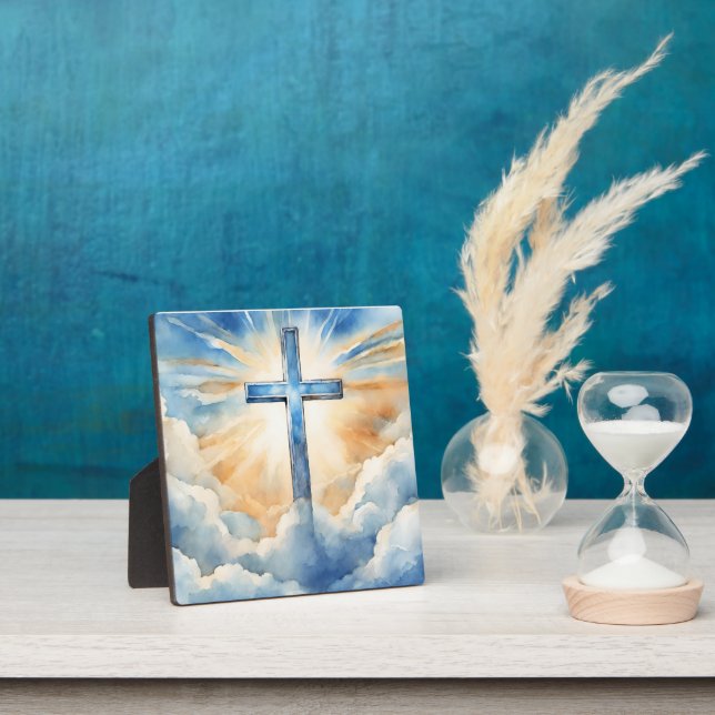 Salvation, Cross in the Clouds, Plaque (Insitu)