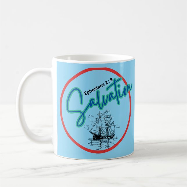 Salvation ( Ephesians 2:8 ) Mug&Cup Coffee Mug (Left)