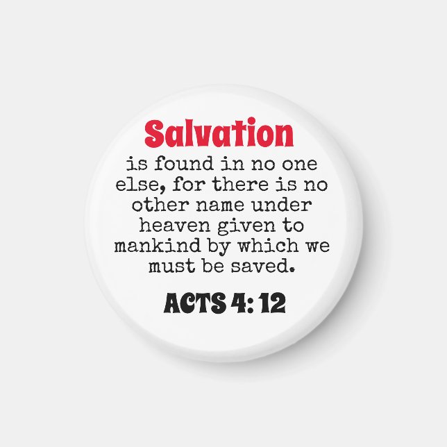 salvation  magnet (Front)