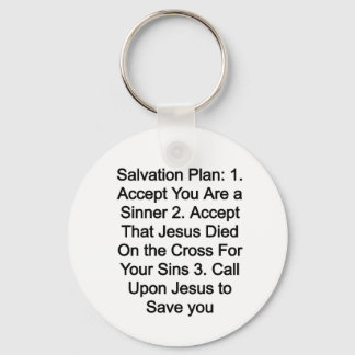 Salvation Plan Key Ring