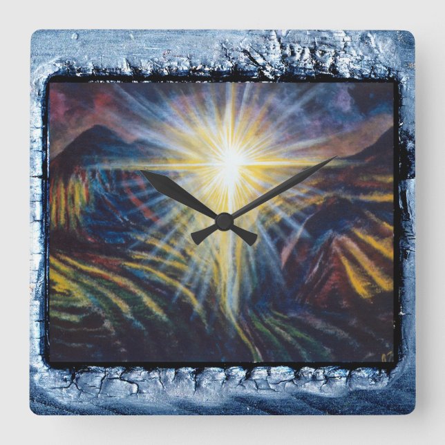 Salvation Square Wall Clock (Front)