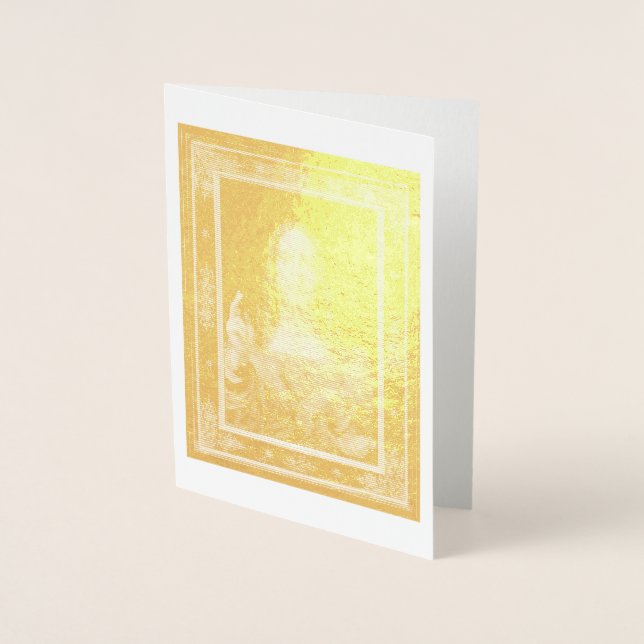 Salvator Mundi by Leonardo da Vinci ~ 1500  Foil Card (Front)