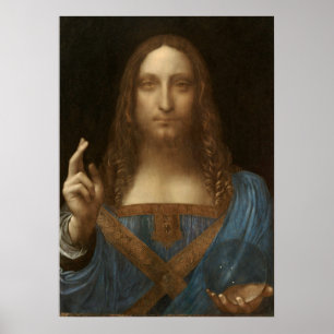 Salvator Mundi by Leonardo da Vinci Poster