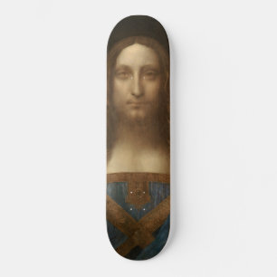 Salvator Mundi (by Leonardo da Vinci) Skateboard