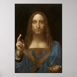 Salvator Mundi c 1500 Leonardo da Vinci Fine Art Poster