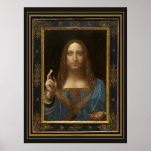 Salvator Mundi c 1500 Leonardo da Vinci Fine Art Poster
