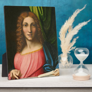 Salvator Mundi, c. 1515 (oil on panel) Plaque