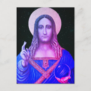 Salvator Mundi  Postcard