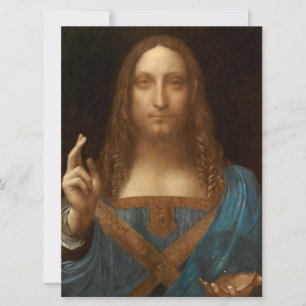Salvator Mundi (Saviour of the World) (da Vinci) Card