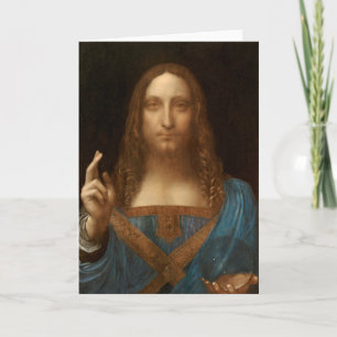 Salvator Mundi (Saviour of the World) (da Vinci) Card