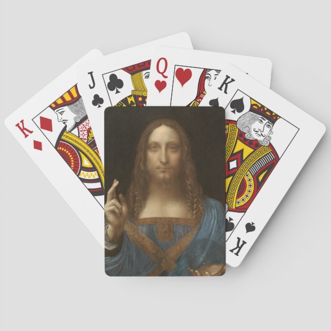 Salvator Mundi (Saviour of the World) (da Vinci) Playing Cards (Back)