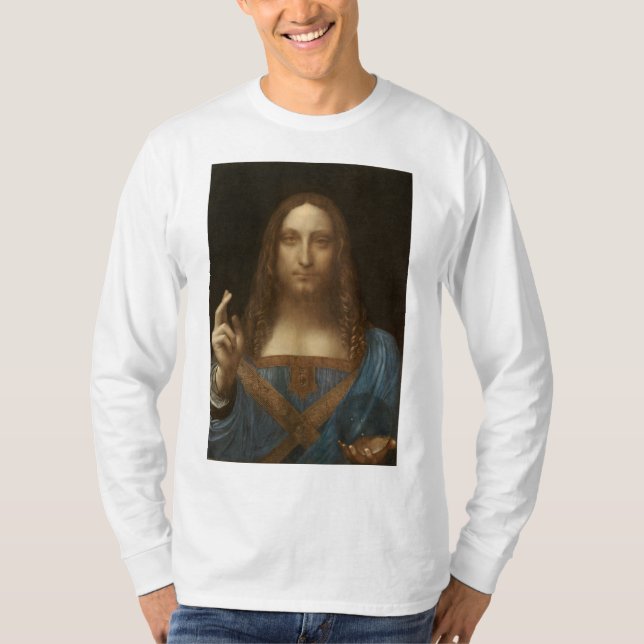 Salvator Mundi (Saviour of the World) (da Vinci) T-Shirt (Front)