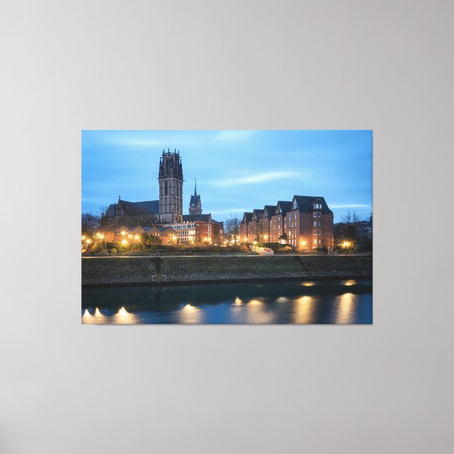 Salvatorkirche Duisburg Canvas Print (Front)