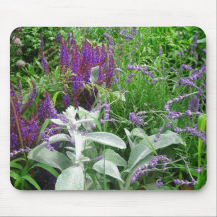 Salvia, Lambs ear and Lavendar Mouse Pad