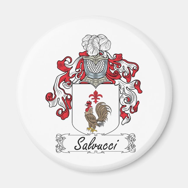 Salvucci Family Crest Magnet (Front)