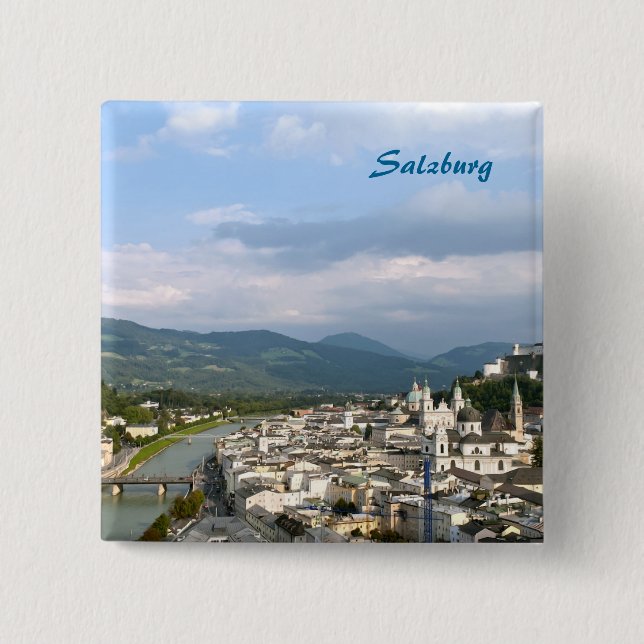 Salzburg 15 Cm Square Badge (Front)