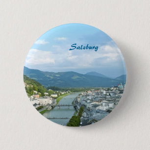 Salzburg 6 Cm Round Badge
