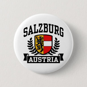 Salzburg Austria 6 Cm Round Badge