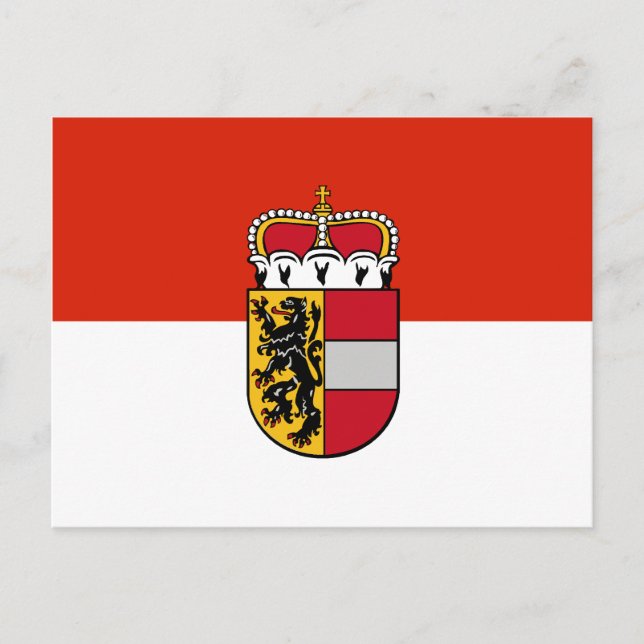 Salzburg, Austria flag Postcard (Front)