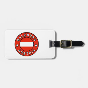 Salzburg Austria Luggage Tag