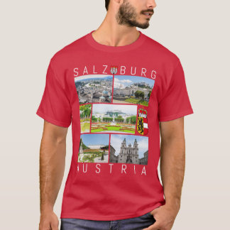 Salzburg Austria Mozart Classical Music Sound Sigh T-Shirt
