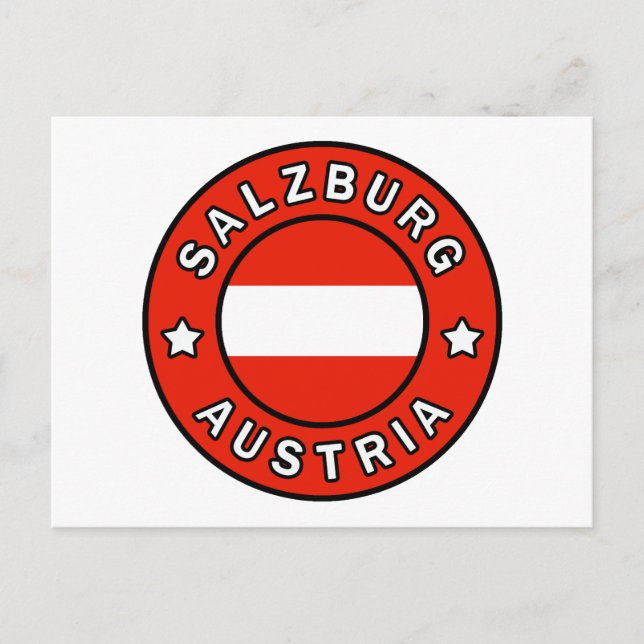 Salzburg Austria Postcard (Front)