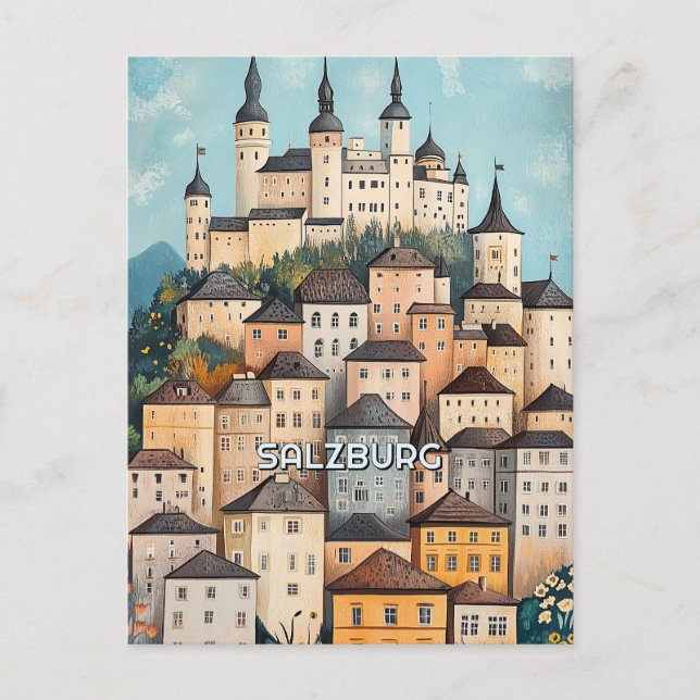 Salzburg Austria Postcard (Front)