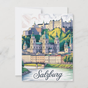 Salzburg Austria Postcard