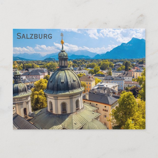 Salzburg Austria Travel Photo Postcard (Front)