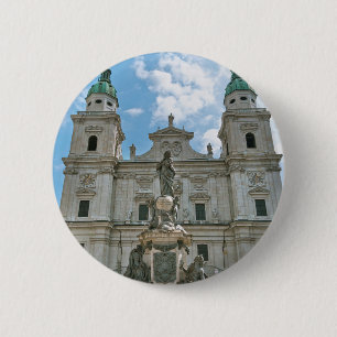 Salzburg Cathedral 6 Cm Round Badge