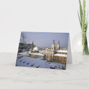 Salzburg Cathedral Austria Holiday Card